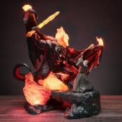 (102/R9) Lot RRP £130. 2x The Lord Of The Rings The Balrog Vs Gandalf Light RRP £65 Each. (1x Uni...