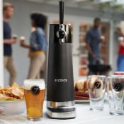(3/R9) RRP £149. Fizzics DraftPour Home Beer Tap Black And Silver. (Main Body Only, No Box In Lot...