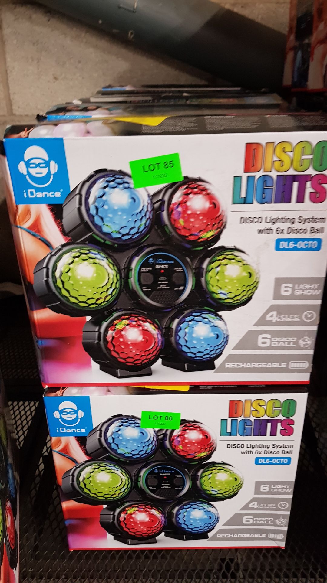 (85/R9) Lot RRP £150. 6x iDance Sound Activated Circle Disco Lights RRP £25 Each. (All Units Have... - Image 4 of 4