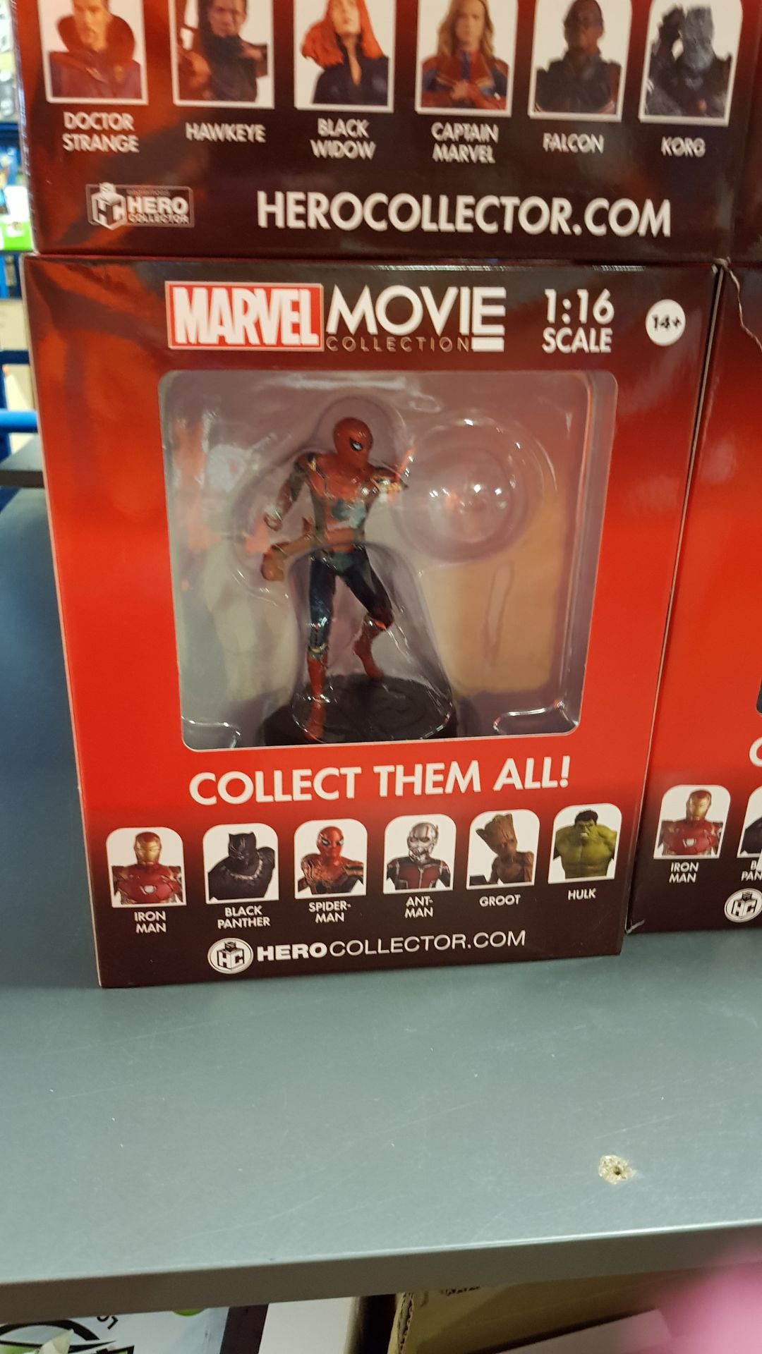 (176/7B) Lot RRP £100. 4x Marvel Movie Collection 1:16 Scale Figures RRP £25 Each. (1x Captain Am... - Image 7 of 9