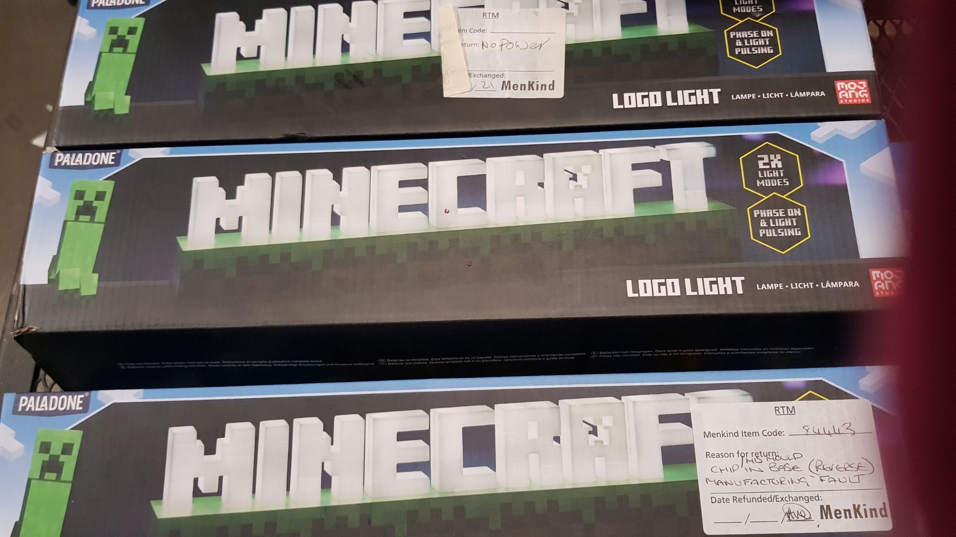 (104/R9) Lot RRP £345. 16x Items. 7x Minecraft Light Up Wall Torch Light RRP £20 Each. 1x Minecra... - Image 17 of 18