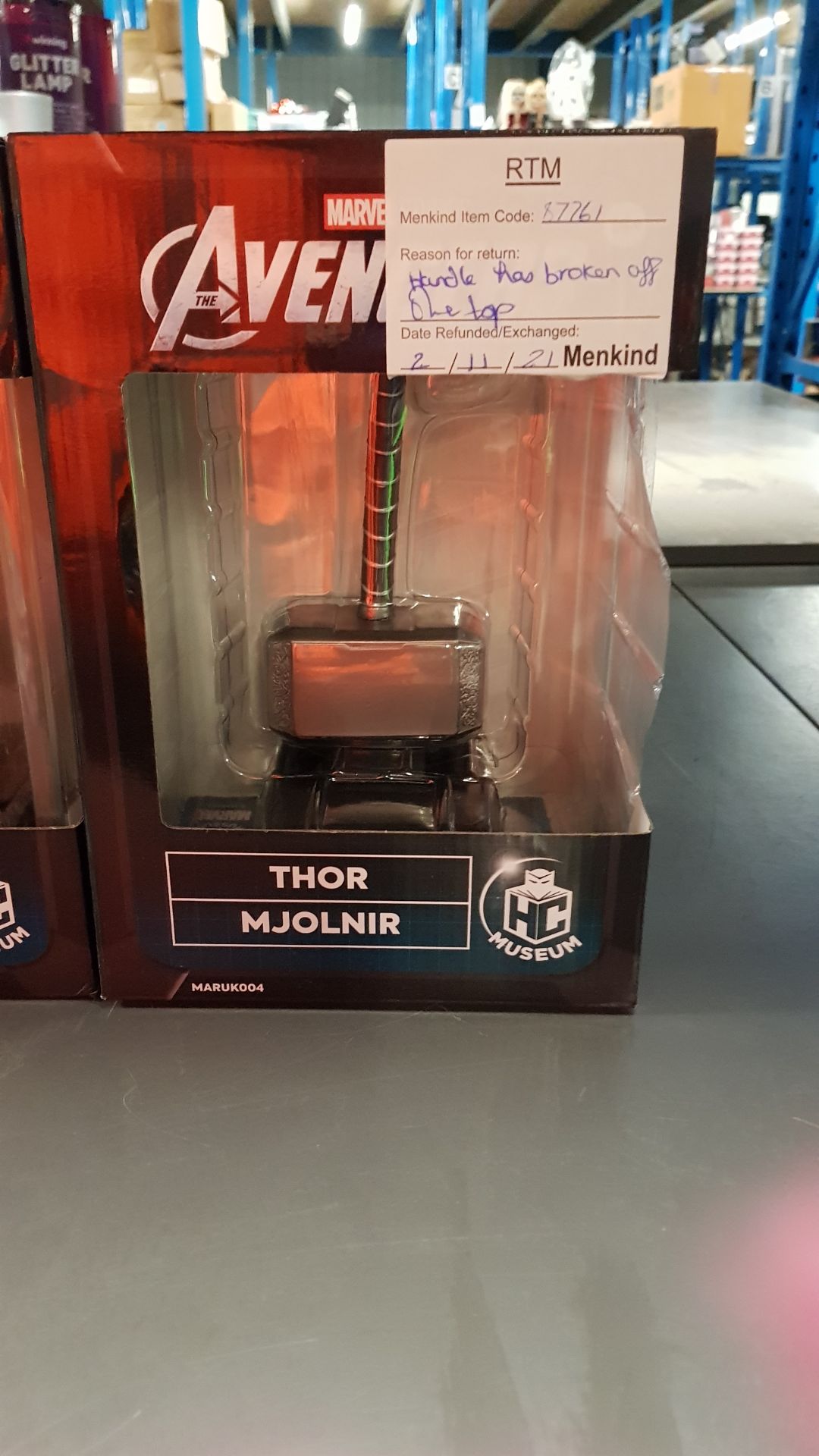 (172/7B) Lot RRP £140. 4x Marvel Avengers Thor Mjolnir Hammer Replica RRP £35 Each. (All Units Ha... - Image 9 of 9
