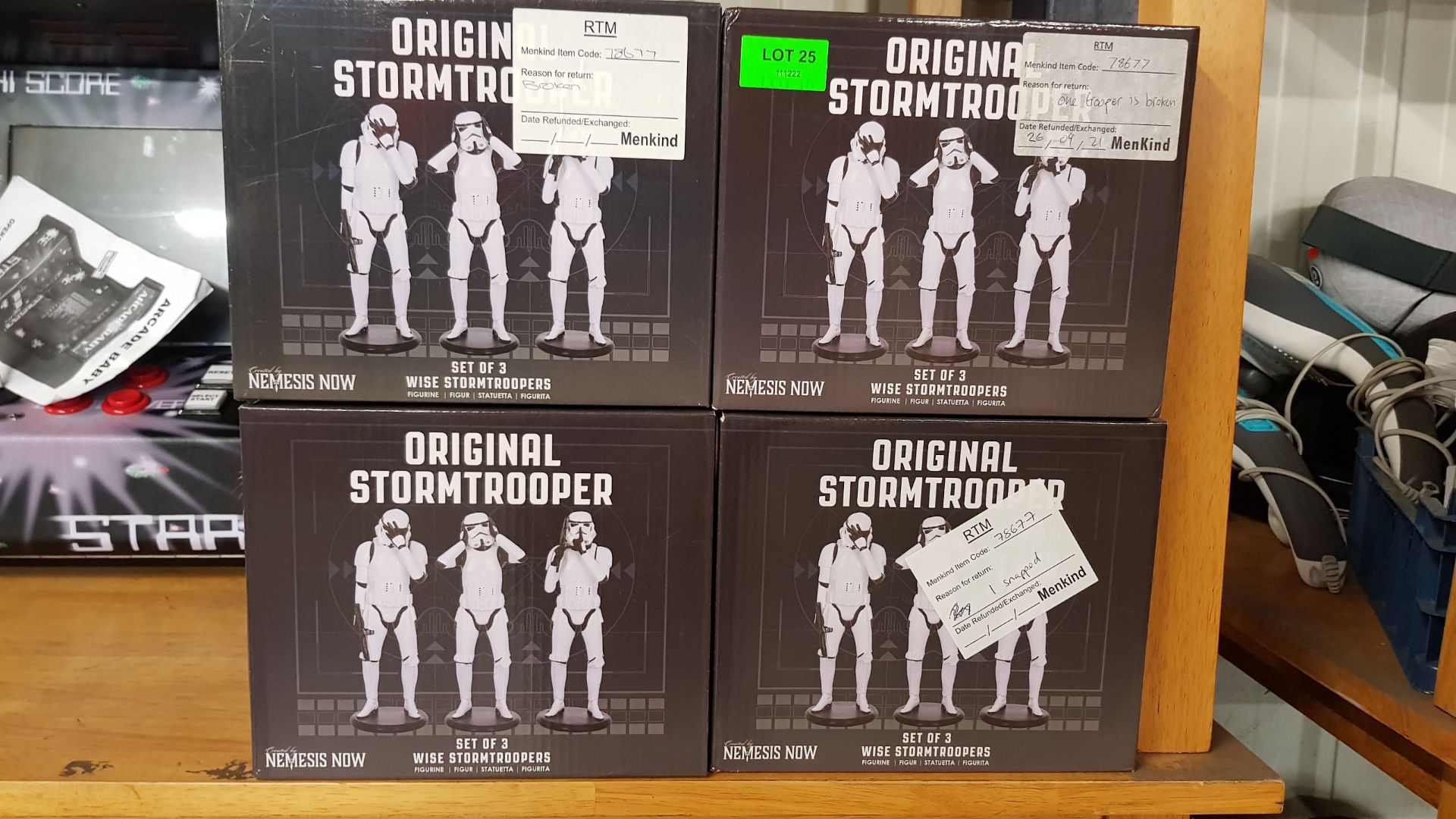 (25/R9) Lot RRP £120. 4x Three Wise Stormtroopers 5 Inch Standing Figures RRP £30 Each. (All Unit... - Image 6 of 7