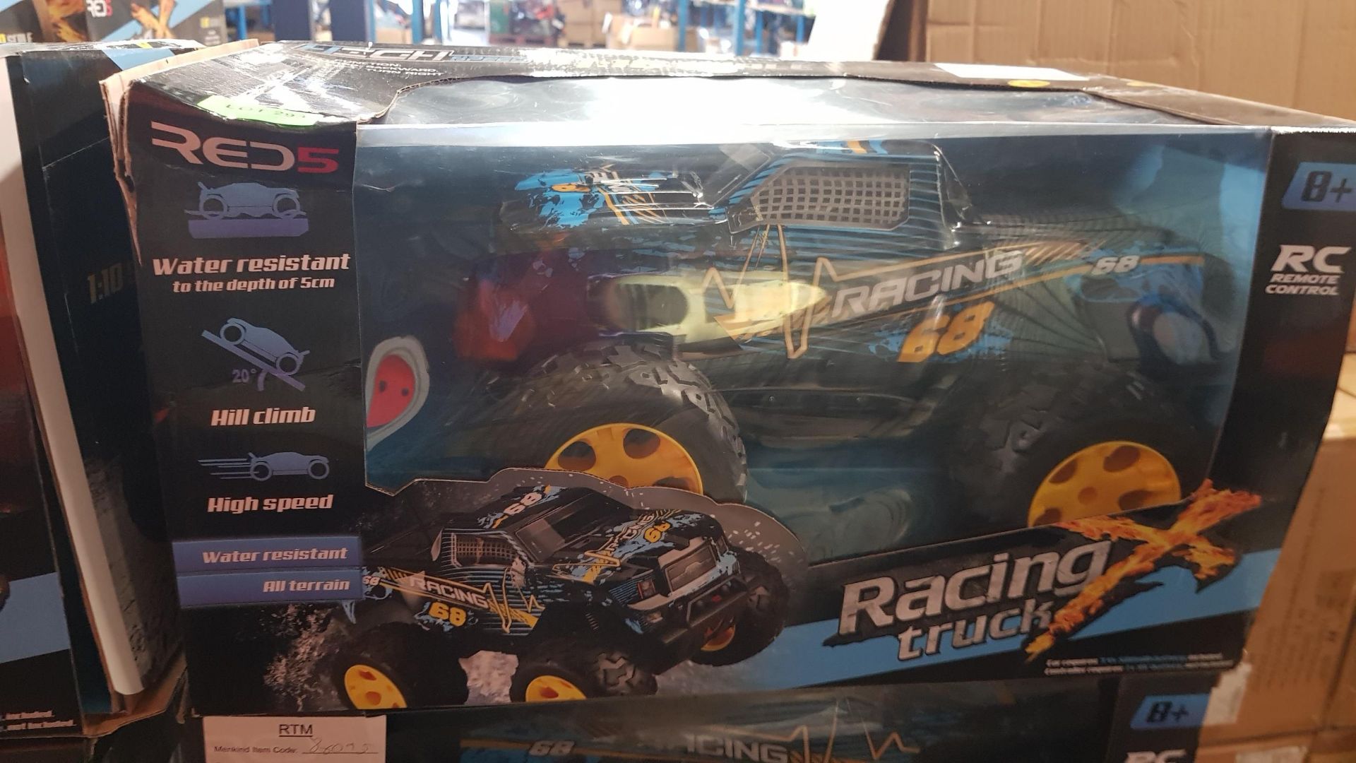 (293/P) Lot RRP £160. 4x Red5 Racing Truck X Blue 1:10 Scale Remote Control Monster Truck RRP £40... - Image 6 of 6