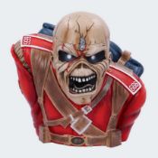 (29/R9) RRP £149. Iron Maiden Trooper 26cm Bust Box. (Unit Has Return To Manufacturer Sticker).