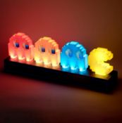 (127/7A) Lot RRP £125. 5x Pac Man And Ghosts Icons Light RRP £25 Each. (All Units Have Return To...