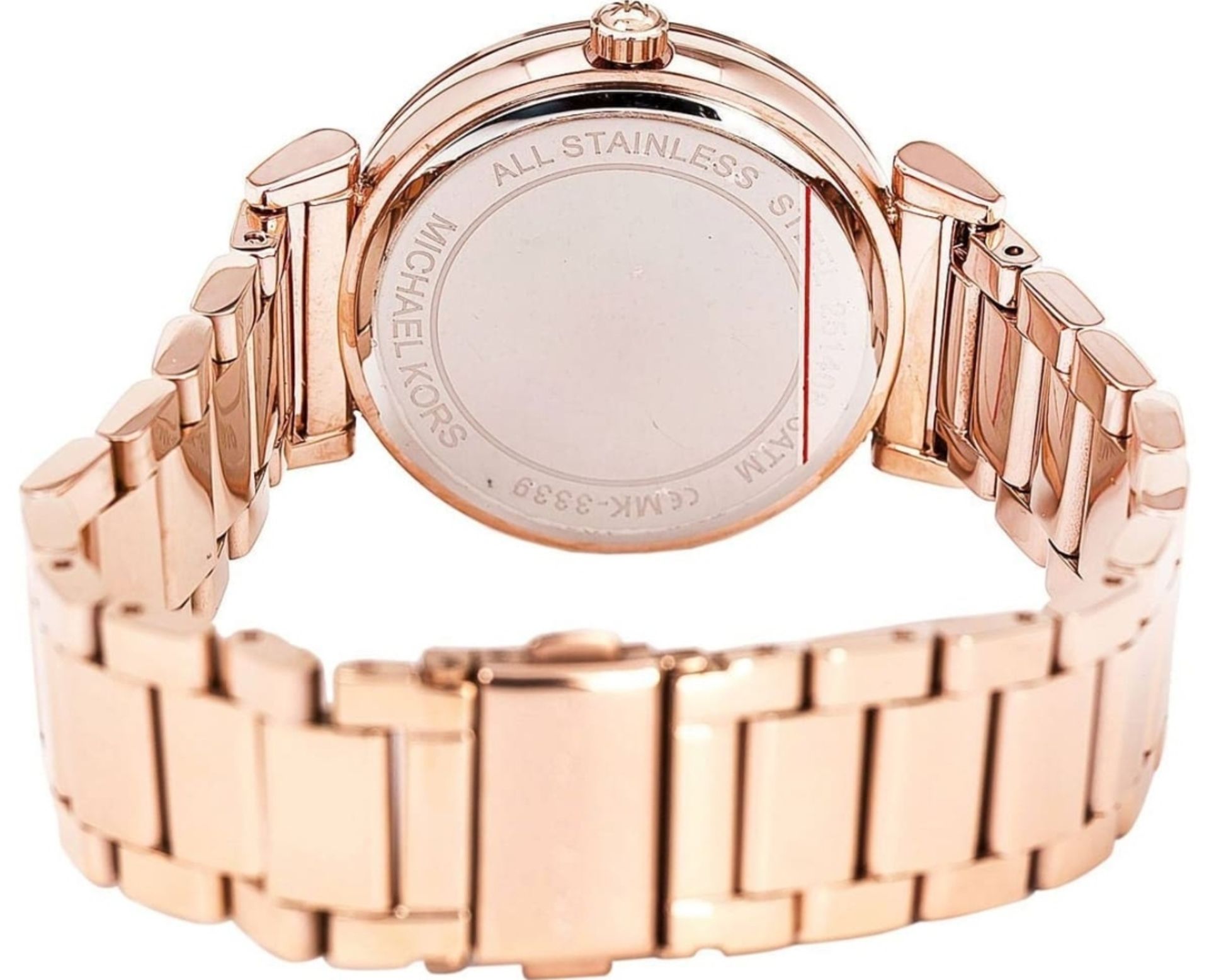 Michael Kors MK3339 Ladies Rose Gold Catlin Watch - Image 3 of 5