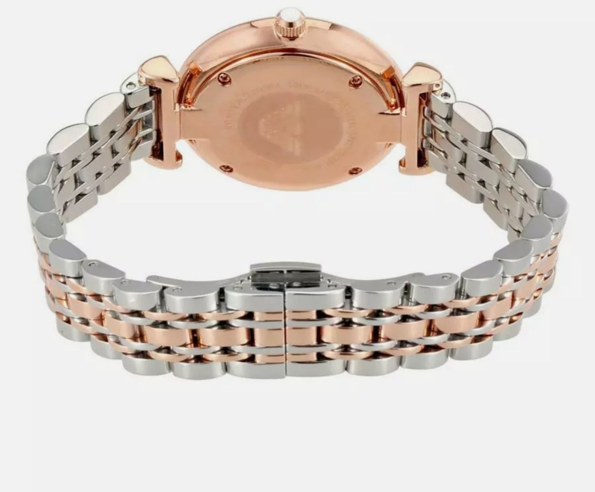 Emporio Armani AR1840 Women's Quartz Designer Watch - Rose Gold & Silver - Image 2 of 6