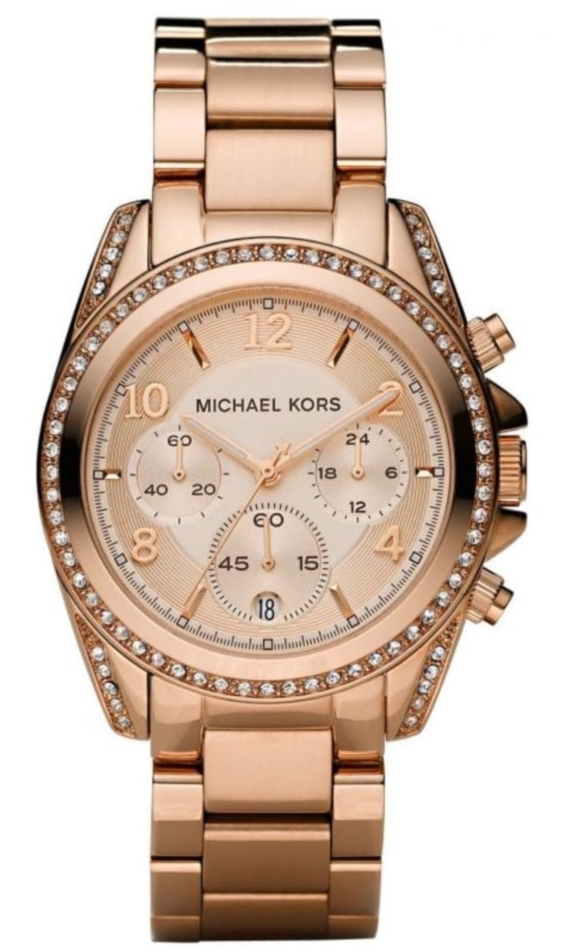 Michael Kors MK5263 Ladies Blair Chronograph Watch - Image 4 of 9