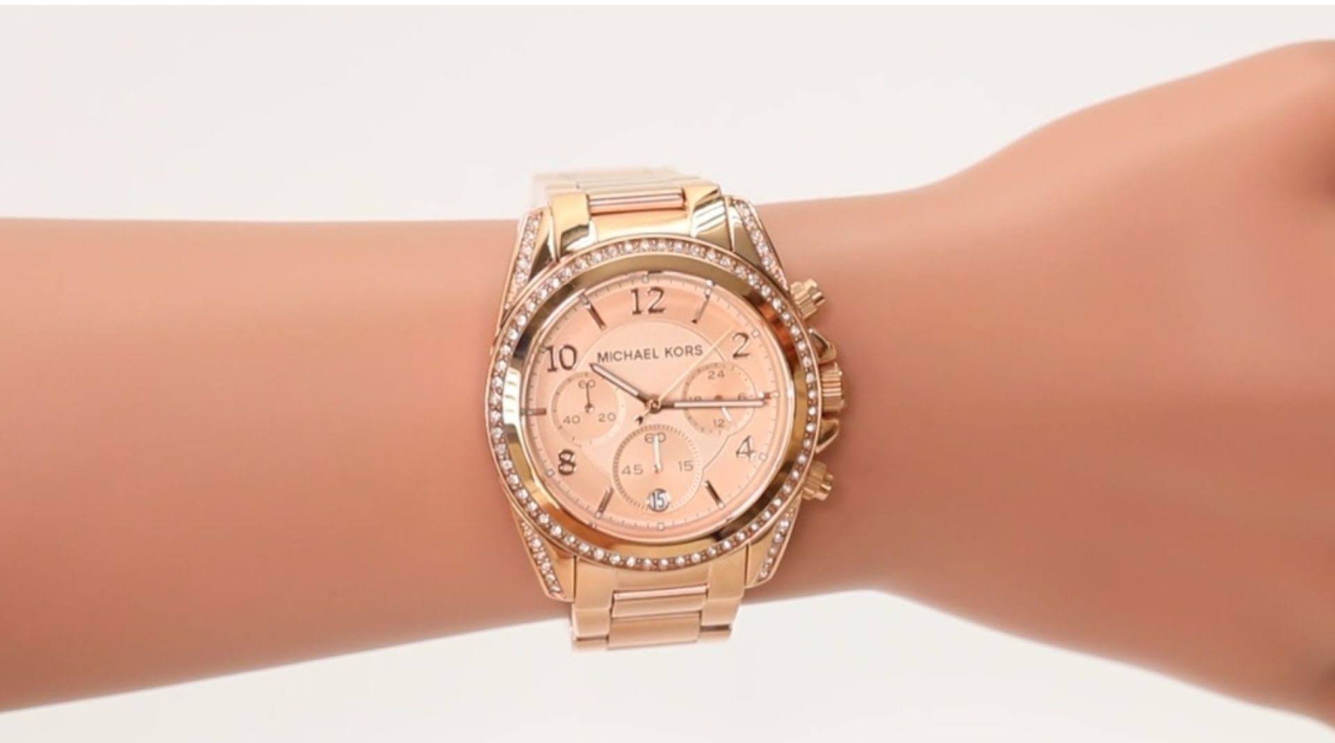 Michael Kors MK5263 Ladies Blair Chronograph Watch - Image 3 of 9