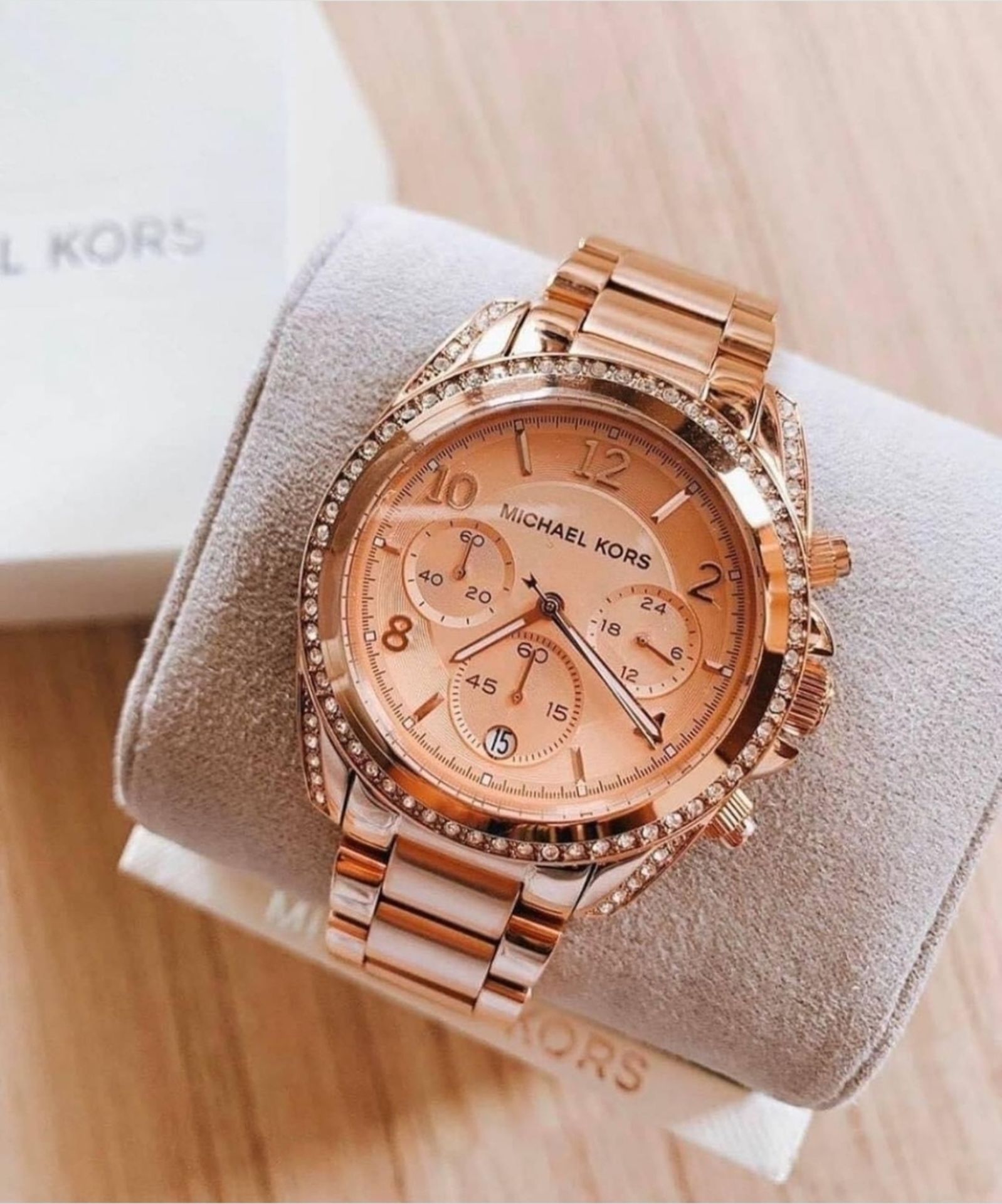 Michael Kors MK5263 Ladies Blair Chronograph Watch - Image 6 of 9