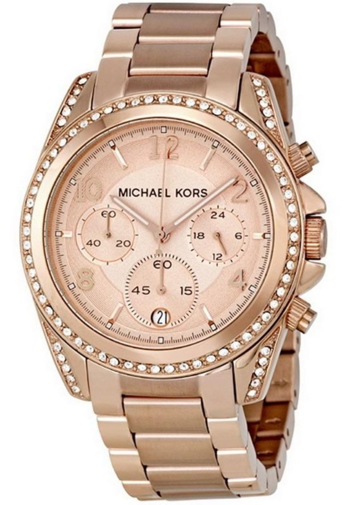 Michael Kors MK5263 Ladies Blair Chronograph Watch - Image 5 of 9