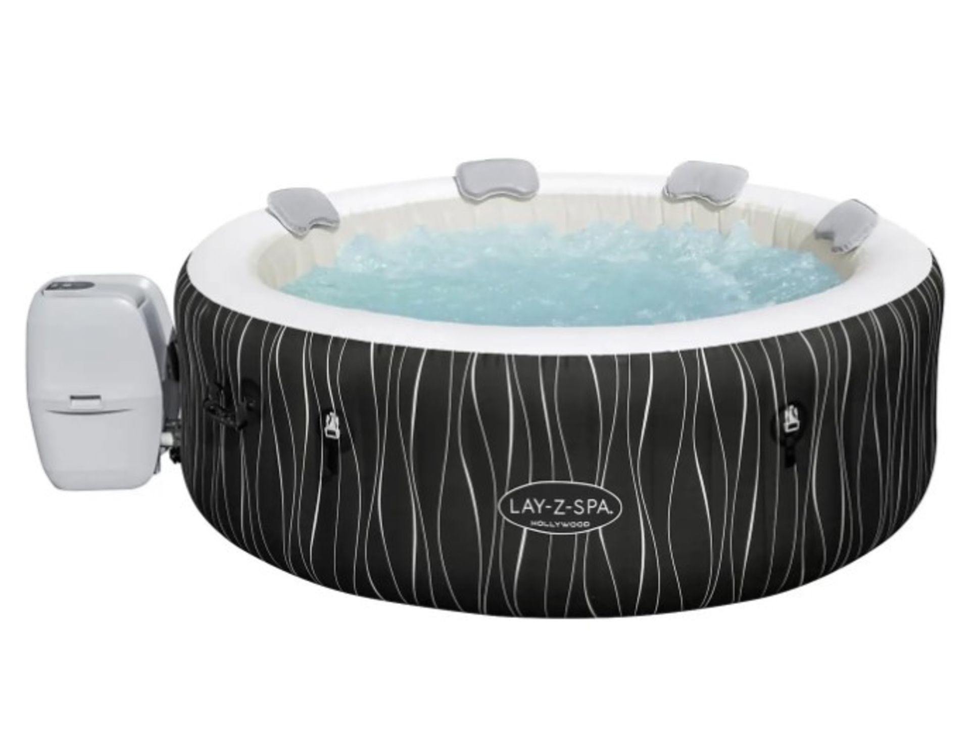 (110/P18) RRP £699. Bestway Lay Z Spa Hollywood Air Jet 4-6 Person Portable Spa. (2x Boxes In Lot... - Image 2 of 14