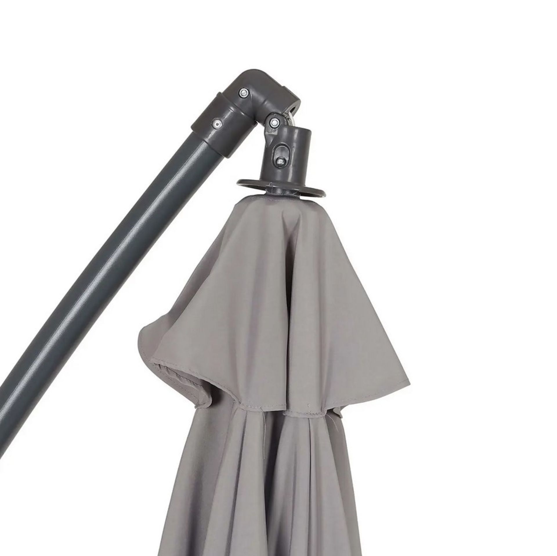 (164/5J) RRP £82. 3M Overhanging Cantilever Parasol Light Grey. (No Base Included). Dimensions: (... - Image 3 of 8