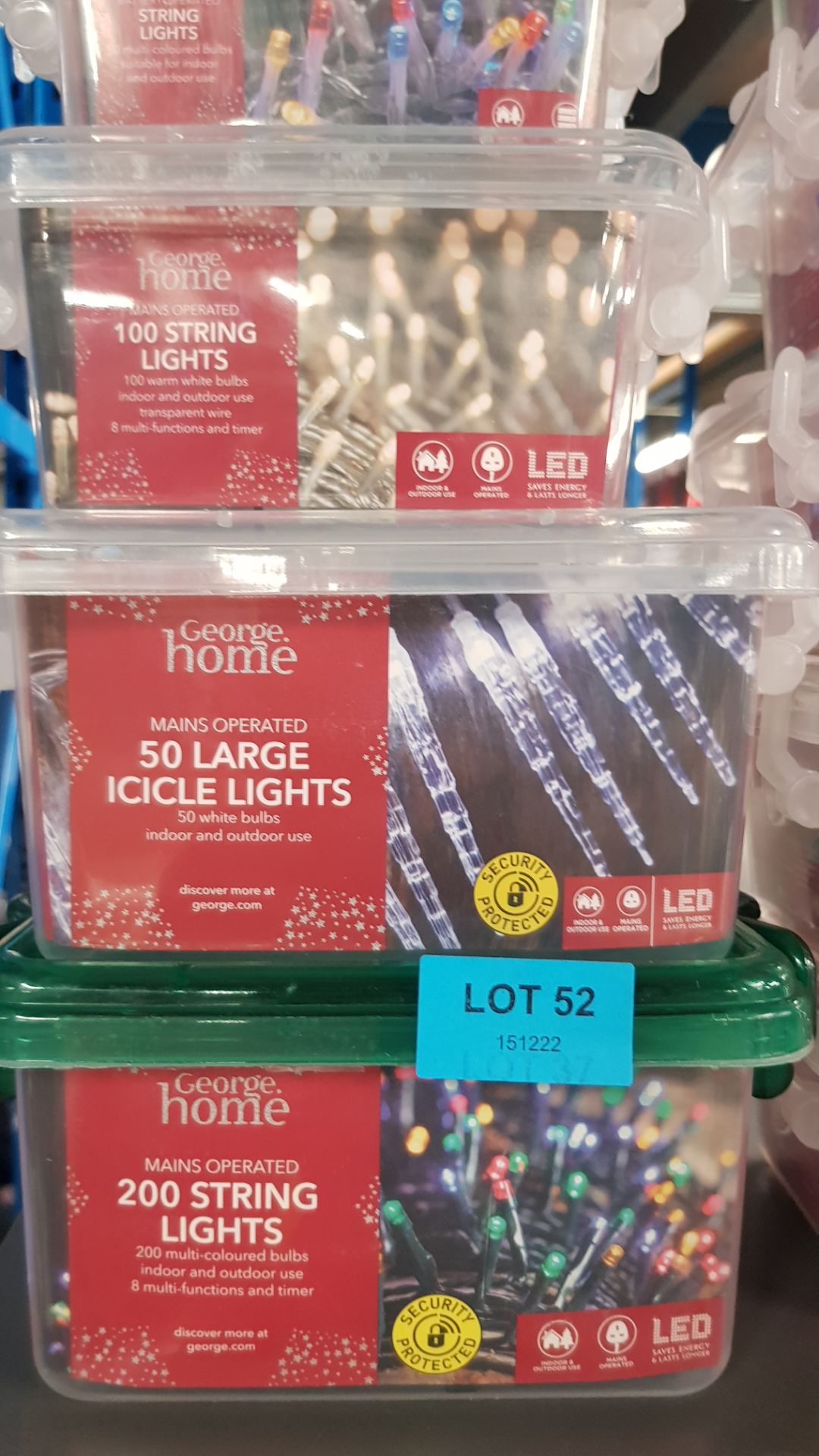 (52/6E) Lot RRP £106. 15x String Lights Lot. 2x Battery Operated Rope Lights RRP £10 Each. 3x - Image 4 of 8