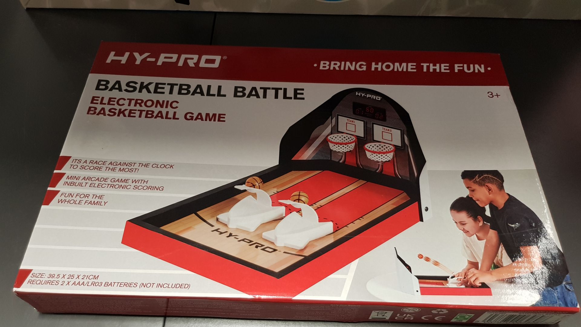 Title: (12/7A) 2x HyPro Items. 1x 3 In 1 Table Top Multi Game Set. 1x BasketBall Electronic - Image 8 of 8