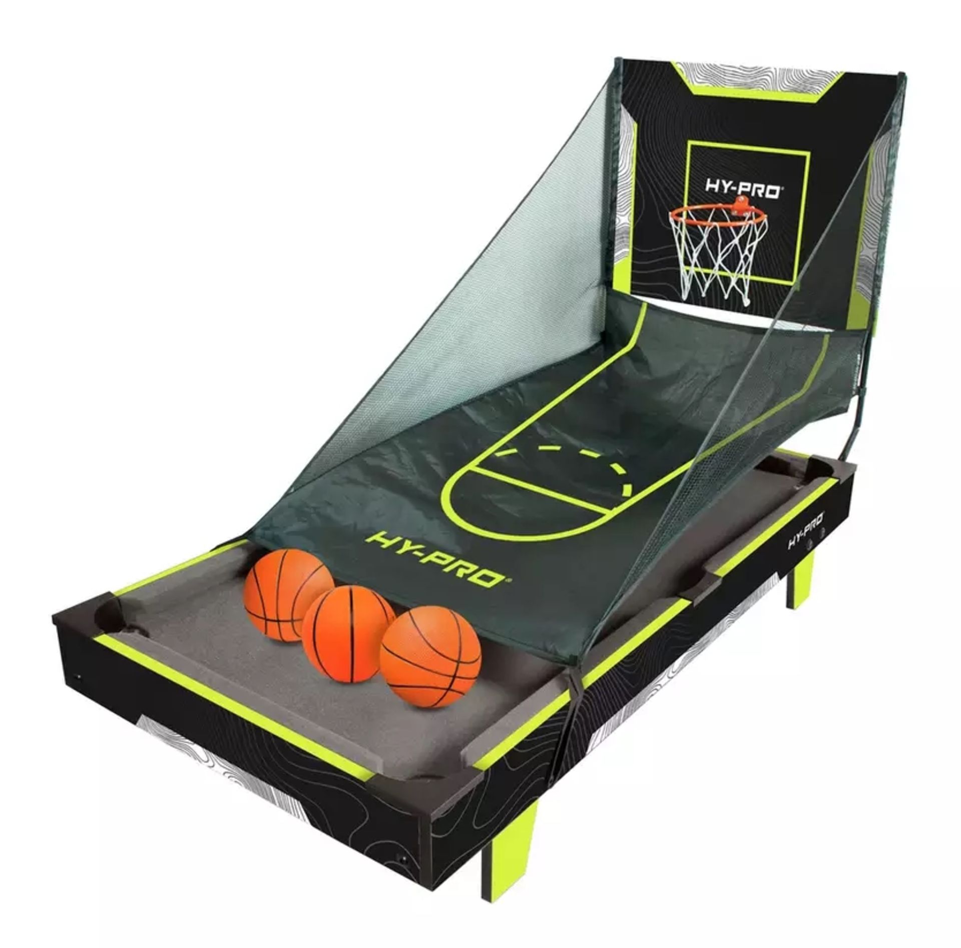 Title: (12/7A) 2x HyPro Items. 1x 3 In 1 Table Top Multi Game Set. 1x BasketBall Electronic - Image 4 of 8