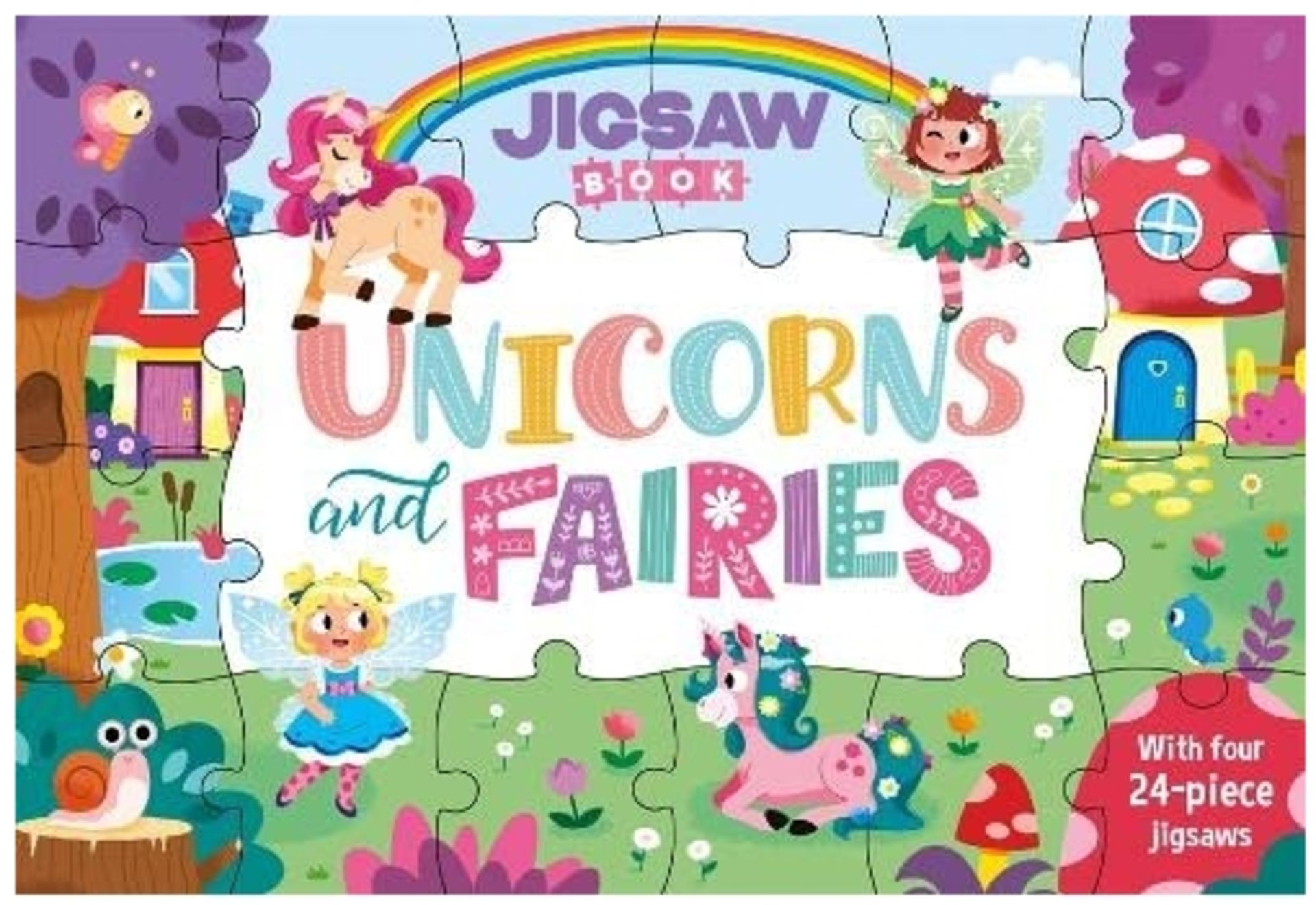 Title: (19/7C) 9x Items. 3x Jigsaw Book RRP £13 Each (2x Unicorn And Fairies, 1x Farm). 2x