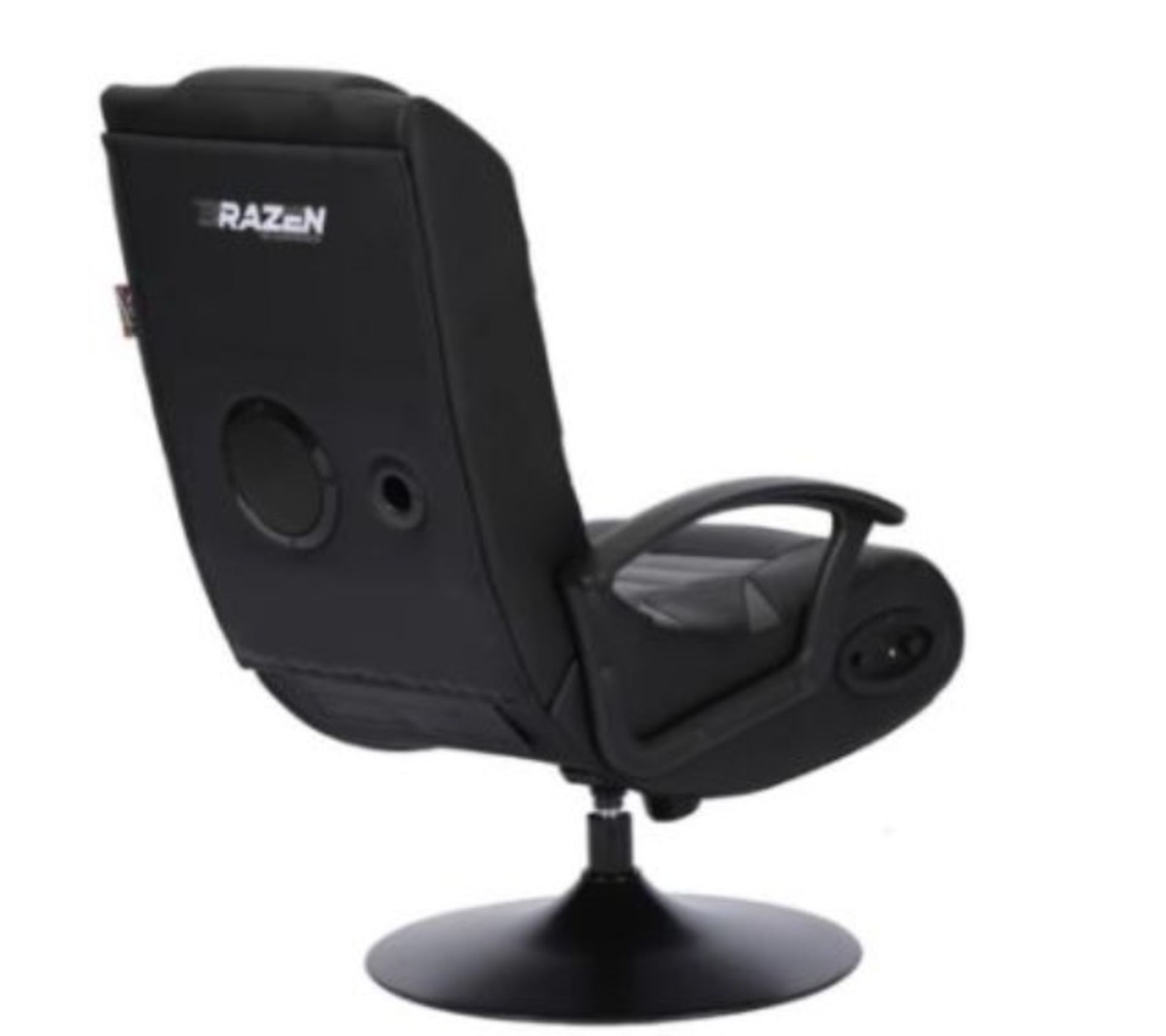 Title: (4/R3) RRP £149. Brazen Pride 2.1 Gaming Chair (Black/Grey). Dimensions: (H92x W54x L68cm). - Image 3 of 10