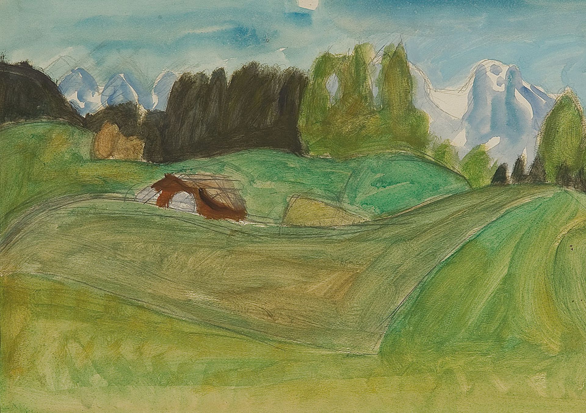 ALFONS WALDE* (Oberndorf 1891 - 1958 Kitzbühel) 