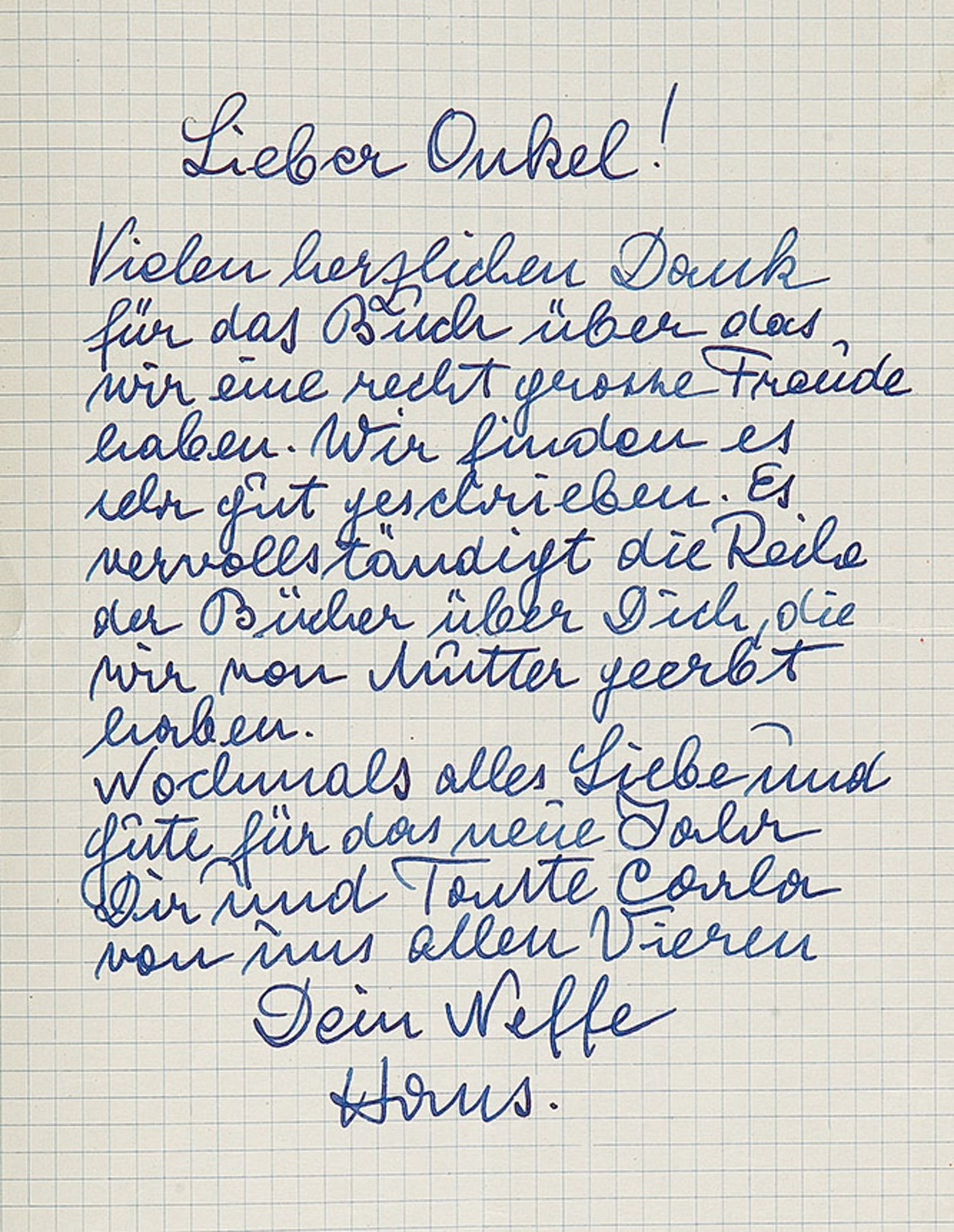 HANS AND HERMANN SULZ Letter to Josef Hoffmann, 4 pages - Image 2 of 2