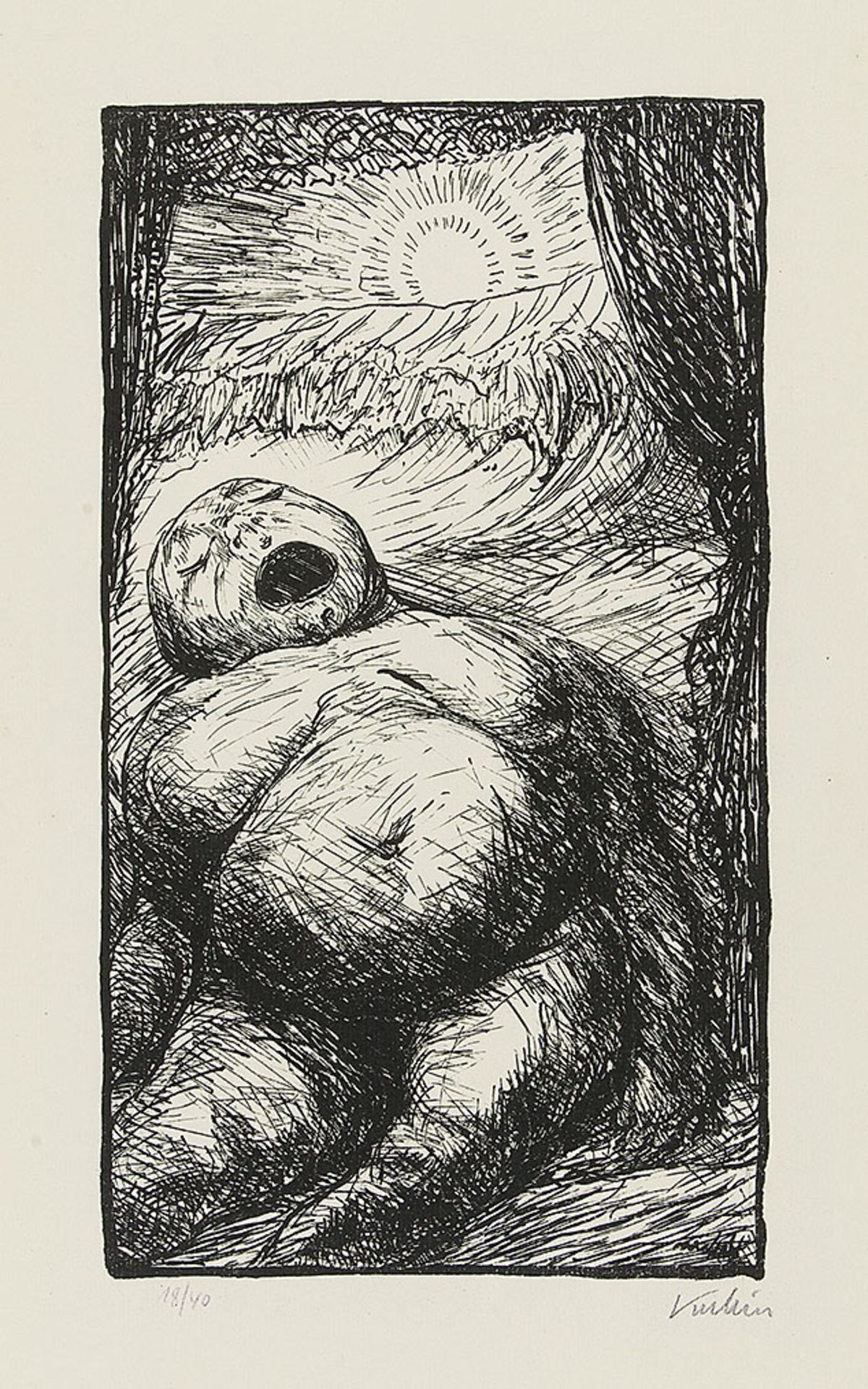 ALFRED KUBIN* (Leitmeritz 1877 - 1959 Wernstein am Inn)