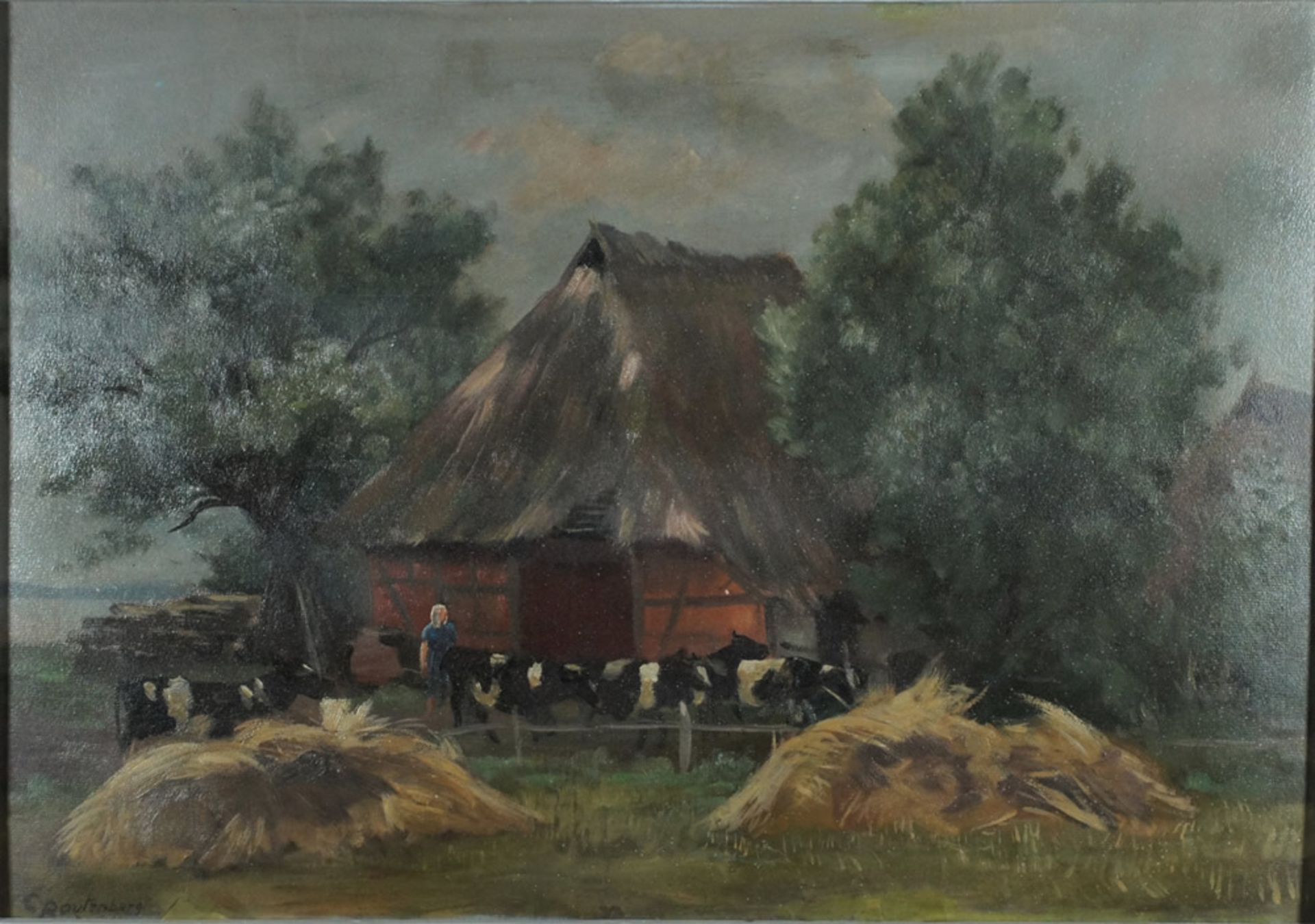 Rautenberg, Christian, Althagen, Öl, 40 x 58, Nl