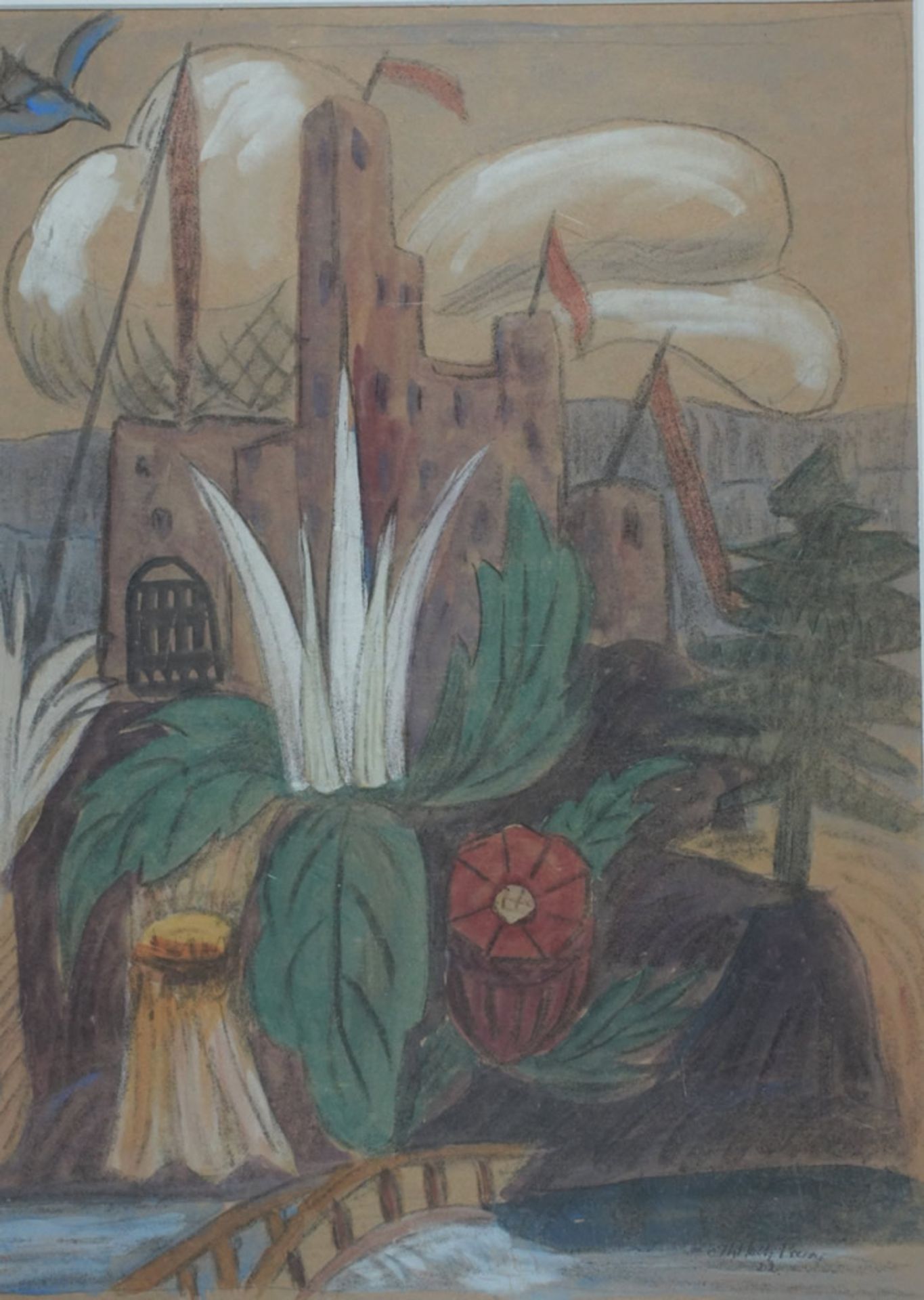 Holtz, Erich Theodor, Prerow 1922, Mischt., 45 x 32 cm, sign.