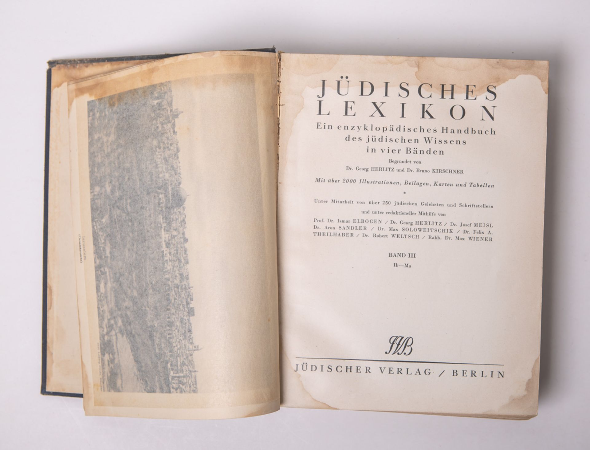 Jüdisches Lexikon, ein enzyklopädisches Handbuch des jüdischen Wissens in 4 Bänden, Band III (Lb-Ma)
