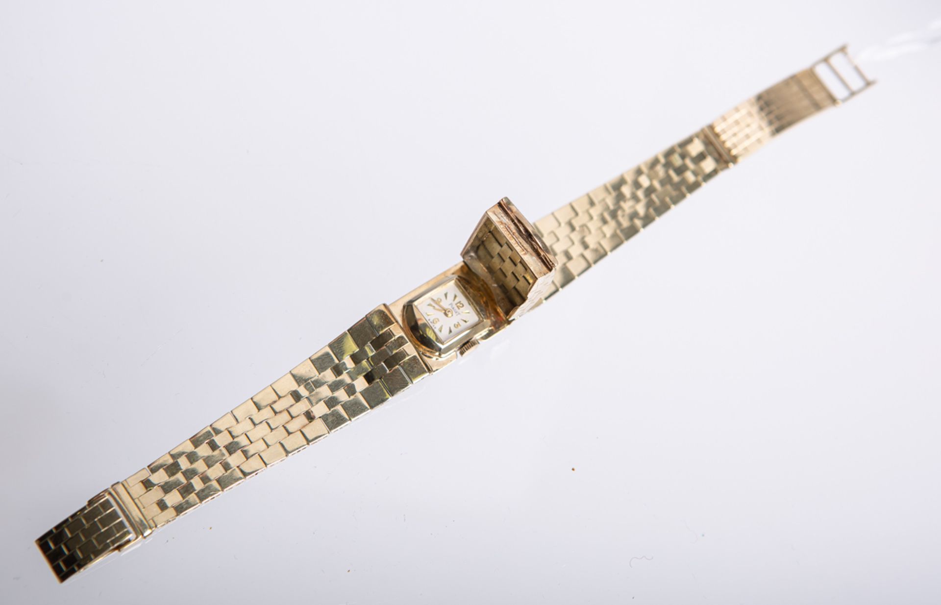 Damenarmbanduhr / Damenarmband 585 GG (Piaget, Schweiz)