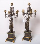Paar Kerzenleuchter (wohl Frankreich, wohl um 1840, Klassizismus)