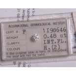 Einzeldiamant 0.48 ct/LC/H