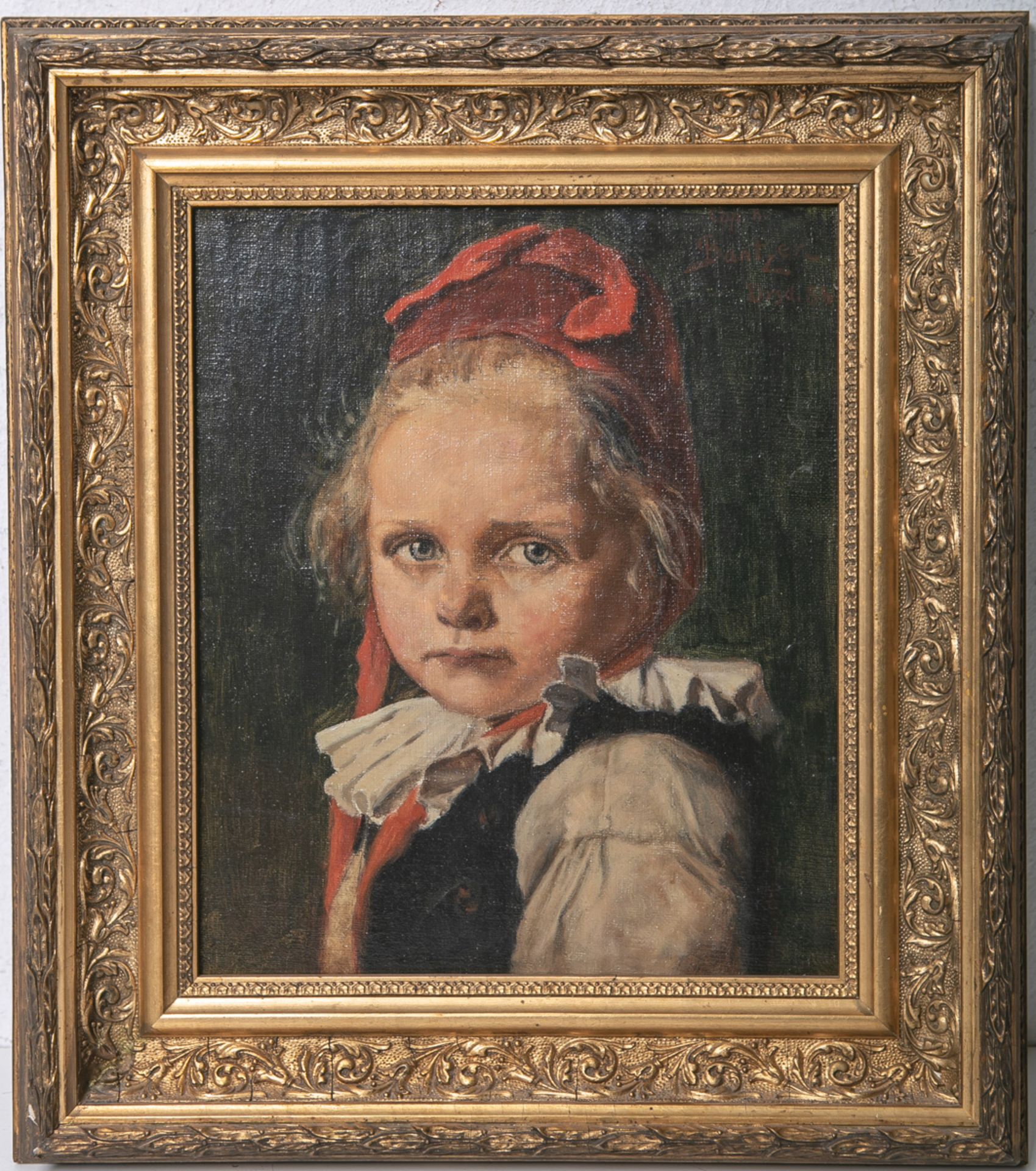 Kopie nach Bantzer, Carl (1857 - 1941), Portrait eines kleinen Mädchens