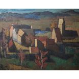 Leygonie, Pierre (1923 - 2007), Darstellung eines Dorfes im Herbst