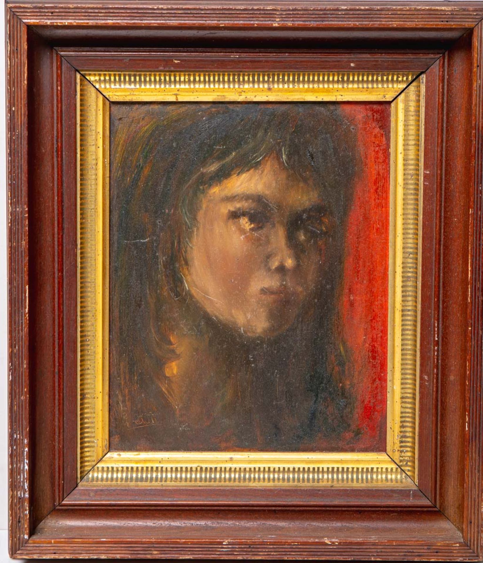 KünstlerIn unbekannt (wohl 20. Jh.), Portrait eines Mädchens