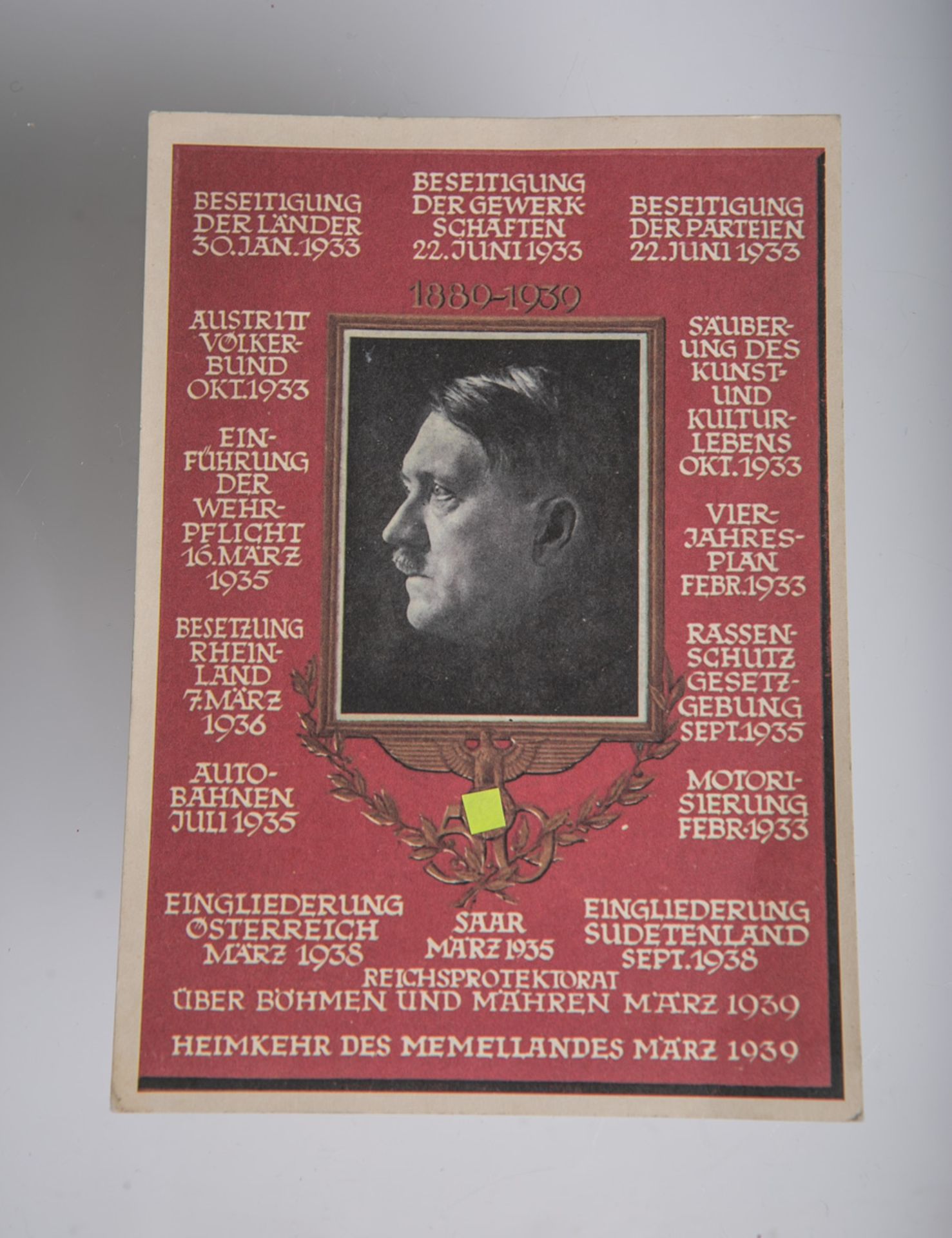 Postkarte, "Adolf Hitler" 1880 - 1930