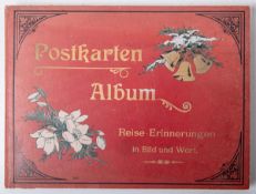 Altes Postkartenalbum (um 1900)