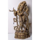 KünstlerIn unbekannt (wohl Indien, 19./20. Jh.) Lord Krishna m. Flöte