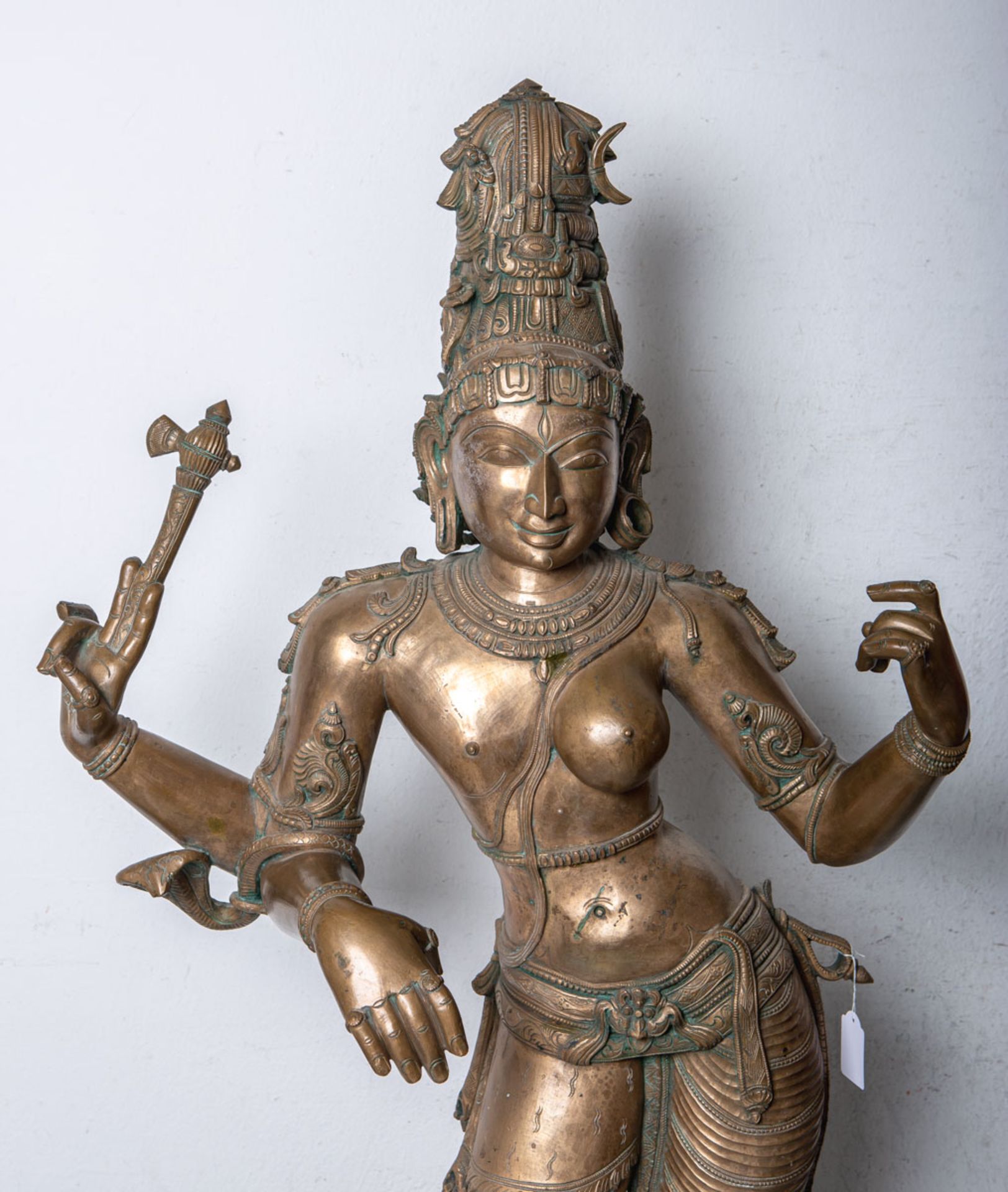 KünstlerIn unbekannt (wohl Indien, 19./20. Jh.) Wohl Shiva - Bild 2 aus 4