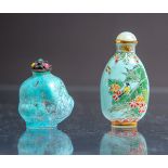 2-teiliges Konvolut von Snuff Bottles