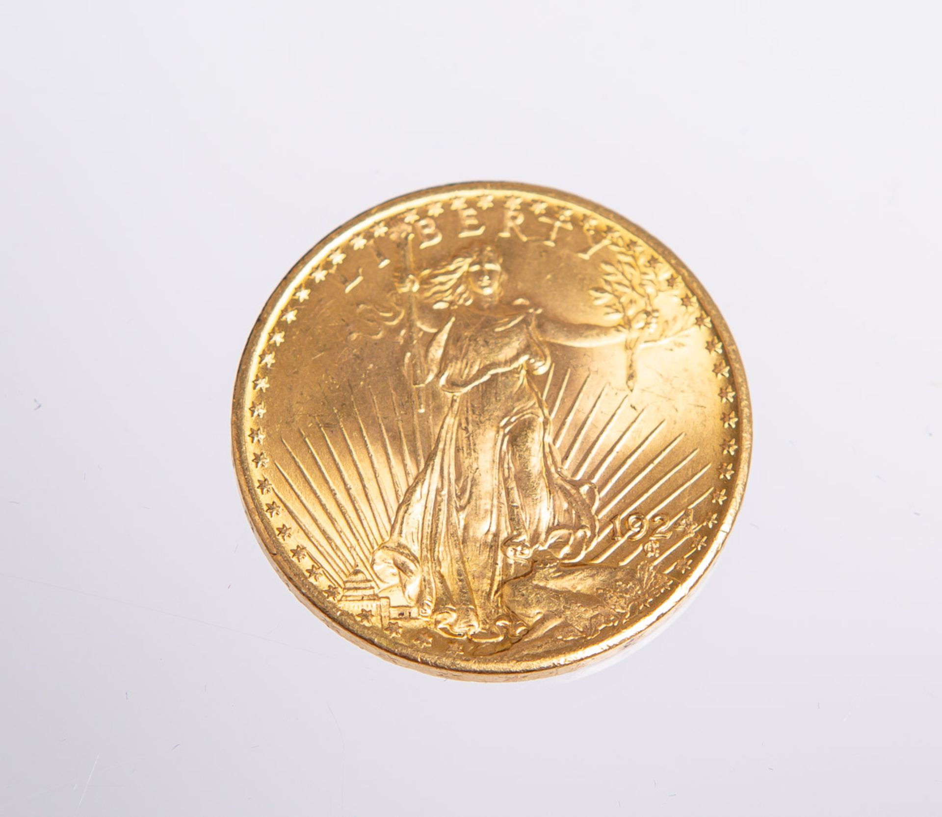 20-Dollar Münze "Saint Gaudens Double Eagle" (USA, 1924) - Bild 2 aus 2