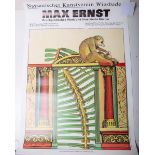 Ausstellungsplakat "Max Ernst (1891 - 1976). Druckgrafisches Werk und illustrierte Bücher"