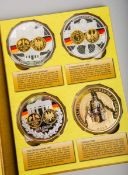 4-teiliges Medaillen-Konvolut, mehrheitl. "1000 Jahre Deutsche Münzgeschichte"