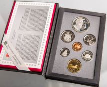 7-teiliger Münzsatz "Royal Canadian Mint. Elizabeth II" (1995)