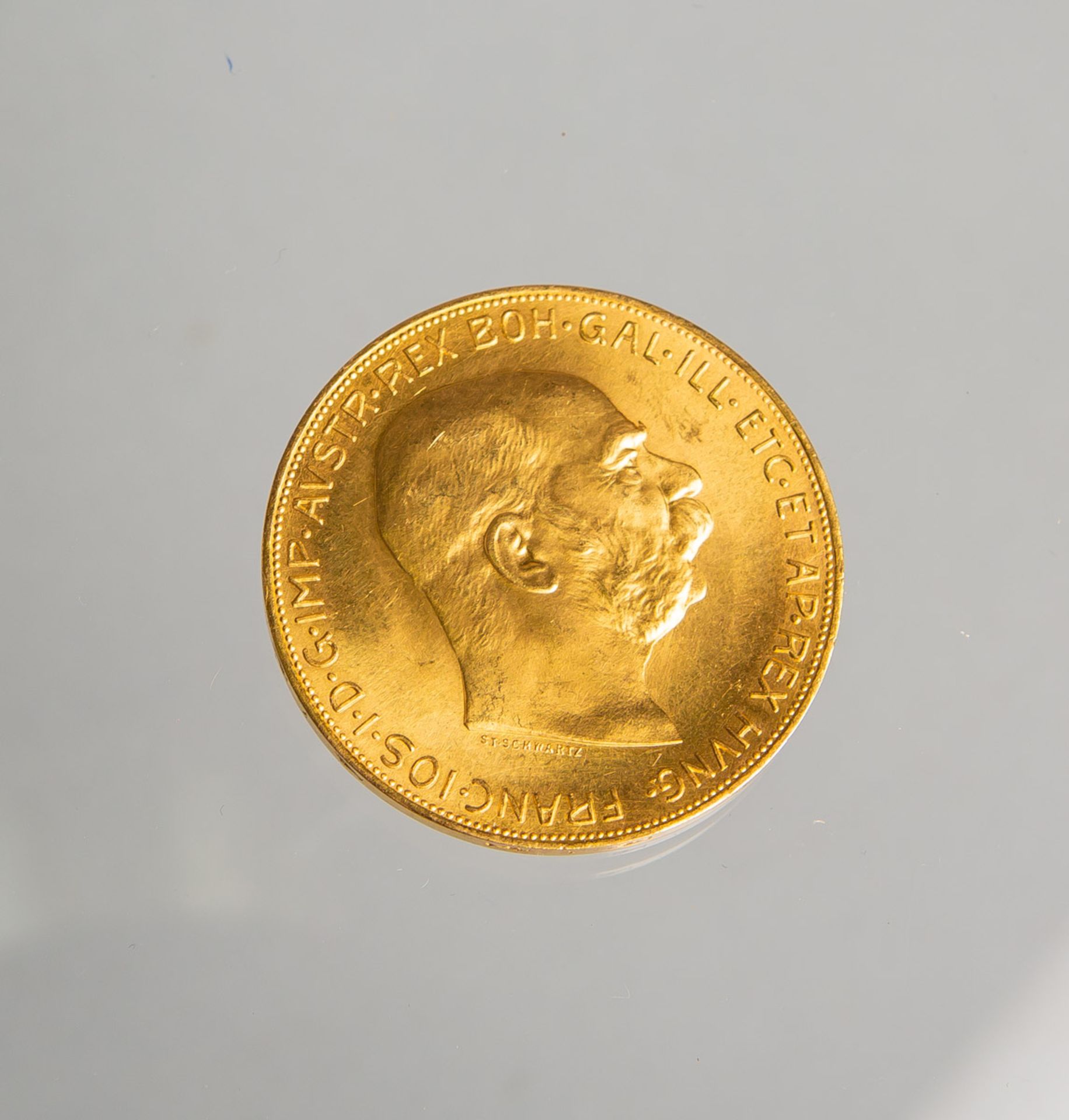 100-Kronen Goldmünze "Franz Joseph I." (Österreich, 1915)