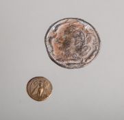 2-teiliges Konvolut von Münzen (wohl römisch)