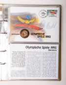 8-teilige Sammlung von Numisbriefen "Olympia Barcelona 1992"
