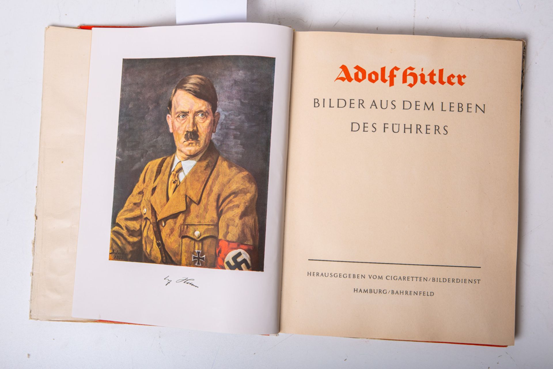 Zigarettenbilderalbum "Adolf Hiltler. Bilder aus dem Leben des Führers" (Drittes Reich)