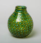 Vase "Murrine Romane" (Venini, Italien, Entwurf von 1940 nach Carlo Scarpa)