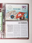 7-teilige Sammlung von Numisbriefen "Schweizer Alpen"